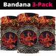 1stireland Bandana -  Celtic Dragon Shoulder Fire Dragon Red Bandana | 1stireland
