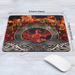 1stireland Mouse Pad -  Mouse Pad Celtic Dragon Shoulder Fire Dragon Red A35