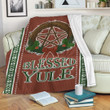 1stireland Premium Blanket -  Celtic Christmas Blessed Yule Pagan Premium Blanket | 1stireland
