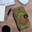 1stireland Wallet Phone Case -  Wallet Phone Case Celtic Tree of Life Green A35