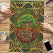 1stireland Jigsaw Puzzle -  Celtic Tree of Life Green Jigsaw Puzzle | 1stireland
