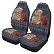 1stireland Car Seat Covers -  Car Seat Covers Celtic Ugly Christmas Gangster Santa with Reindeer A35
