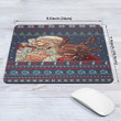 1stireland Mouse Pad -  Mouse Pad Celtic Ugly Christmas Gangster Santa with Reindeer A35