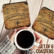 1stireland Coasters (Sets of 6) - Coasters Celtic Wicca Ouija Board Witch A35