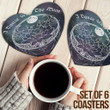 1stireland Coasters (Sets of 6) - Coasters Celtic Wicca Spirit Symbol A35