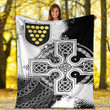 1stireland Premium Blanket -  Premium Blanket Cornwall Cornish Flag With Celtic Cross A35