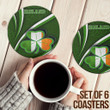 1stireland Coasters (Sets of 6) -  Ireland Celtic and Three Clover Leaf Coasters | 1stireland
