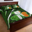 1stireland Quilt Bed Set -  Quilt Bed Set Ireland Celtic and Three Clover Leaf A35