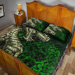 1stireland Quilt Bed Set -  Quilt Bed Set Ireland Celtic Flag Dragon & Claddagh Cross A35