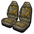 1stireland Car Seat Covers -  Car Seat Covers Ireland Celtic Ireland Coat Of Arms With Celtic Compass A35