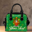 Ireland Yarner Irish Family Crest Shoulder Handbag - Pretty Green Plaid Irish Shamrock A7 | 1stIreland