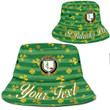 Ireland House of O HEA Irish Family Crest Bucket Hat - Luxury Golden Irish Shamrock A7 | 1stIreland