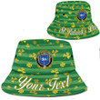 Ireland House of MACGORMAN Irish Family Crest Bucket Hat - Luxury Golden Irish Shamrock A7 | 1stIreland
