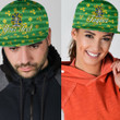 Ireland Hone or O Hone Irish Family Crest Snapback Hat - Luxury Golden Irish Shamrock A7