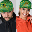Ireland Hill Irish Family Crest Snapback Hat - Luxury Golden Irish Shamrock A7