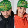 Ireland Wadge Irish Family Crest Snapback Hat - Luxury Golden Irish Shamrock A7