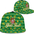 Ireland McMorris or McMoresh Irish Family Crest Snapback Hat - Luxury Golden Irish Shamrock A7 | 1stIreland