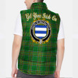 Ireland House of MACGILFOYLE Irish Family Crest Padded Vest Jacket - Irish National Tartan A7