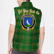 Ireland House of O SHEEHAN Irish Family Crest Padded Vest Jacket - Irish National Tartan A7