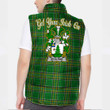 Ireland McAlpine or MacAlpin Irish Family Crest Padded Vest Jacket - Irish National Tartan A7