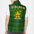 Ireland Noone or O Noone Irish Family Crest Padded Vest Jacket - Irish National Tartan A7