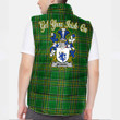 Ireland McRery or McCrery Irish Family Crest Padded Vest Jacket - Irish National Tartan A7
