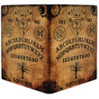 1st Ireland Celtic Mens Leather Wallet - Celtic Wicca Ouija Board Witch Mens Leather Wallet A35