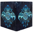 1st Ireland Celtic Mens Leather Wallet - Celtic Wicca Pentacle Starry Night Style Mens Leather Wallet A35