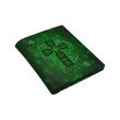 1st Ireland Celtic Mens Leather Wallet - Irish Saint Patrick Day Celtic Cross Mens Leather Wallet A35