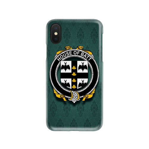 Batt Family Crest Phone Cases, Irish Coat Of Arms Slim Phone Cover TH8