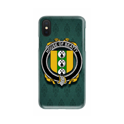 Beatty or Betagh Family Crest Phone Cases, Irish Coat Of Arms Slim Phone Cover TH8
