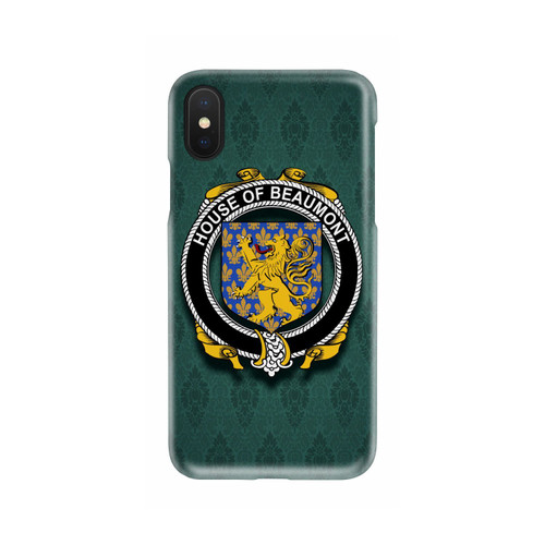 Beaumont Family Crest Phone Cases, Irish Coat Of Arms Slim Phone Cover TH8