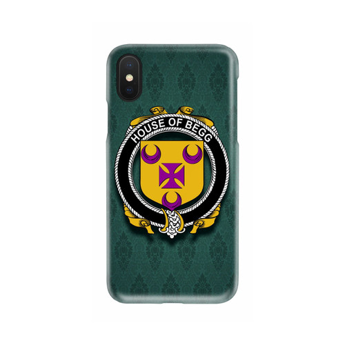 Begg Family Crest Phone Cases, Irish Coat Of Arms Slim Phone Cover TH8