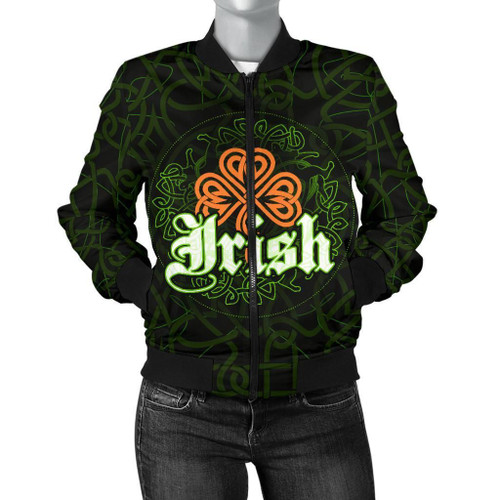 Ireland Women's Bomber Jacket - Celtic Samhain - BN11