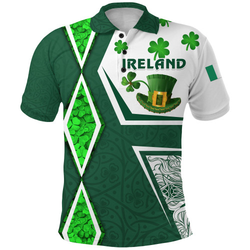 Ireland Polo Shirt Irish Saint Patrick Day Unique Vibes K8
