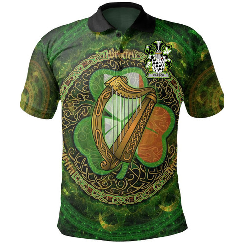 1stIreland Ireland Clothing - Carson Irish Family Crest Polo Shirt -  Tree A7