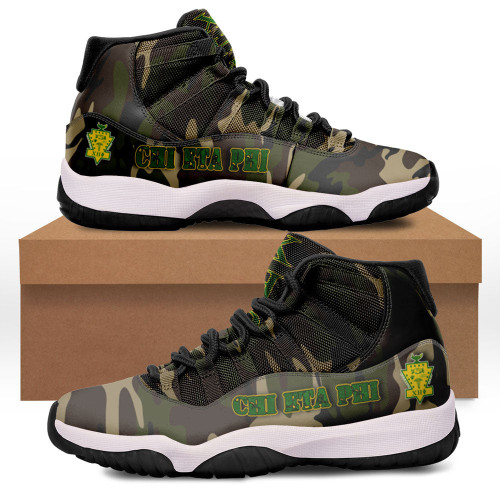 Africa Zone Shoes - Chi Eta Phi Camouflage Sneakers J.11 A31