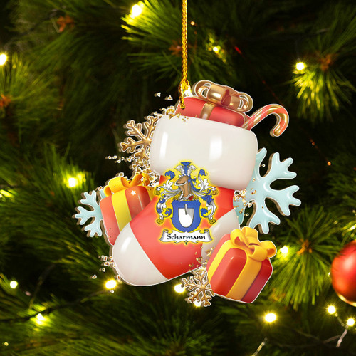 1stIreland Germany Ornament  - Scharmann German Family Crest Custom Shape Ornament - Merry Christmas & Happy New Year A7