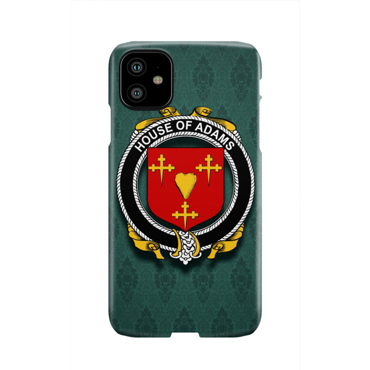 Adams Family Crest Phone Cases, Irish Coat Of Arms Slim Phone Cover TH8