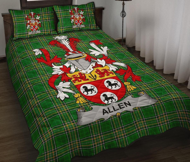 Allen Ireland Quilt Bed Set Irish National Tartan A7