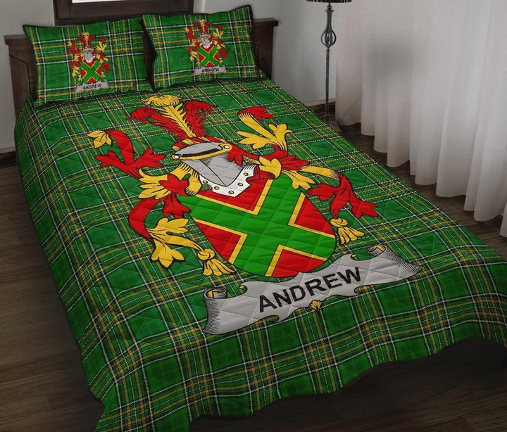 Andrew Ireland Quilt Bed Set Irish National Tartan A7