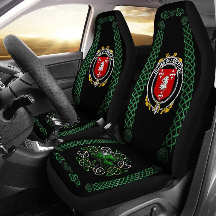 Armitage Ireland Shamrock Celtic Irish Surname Car Seat Covers TH7
