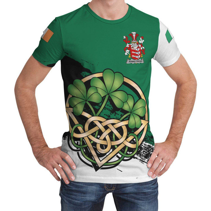 Armstrong Ireland T-shirt Shamrock Celtic A02