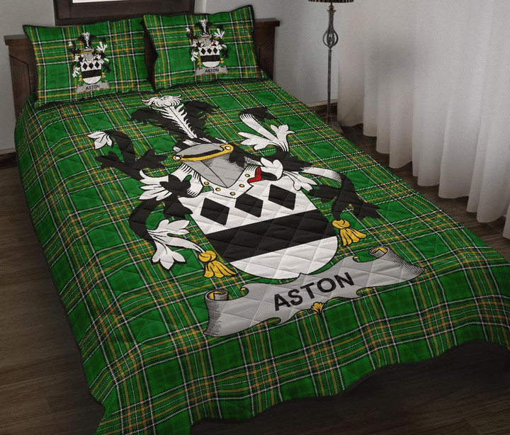 Aston Ireland Quilt Bed Set Irish National Tartan A7