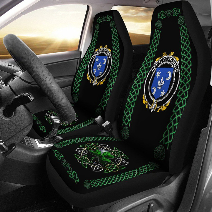 Aylward Ireland Shamrock Celtic Irish Surname Car Seat Covers TH7