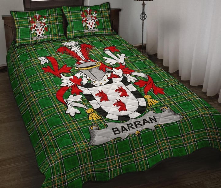 Barran Ireland Quilt Bed Set Irish National Tartan A7