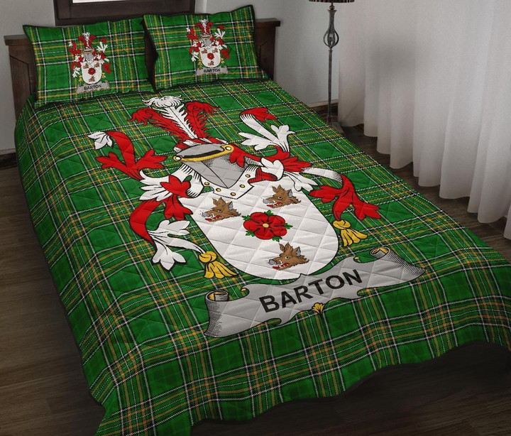 Barton Ireland Quilt Bed Set Irish National Tartan A7
