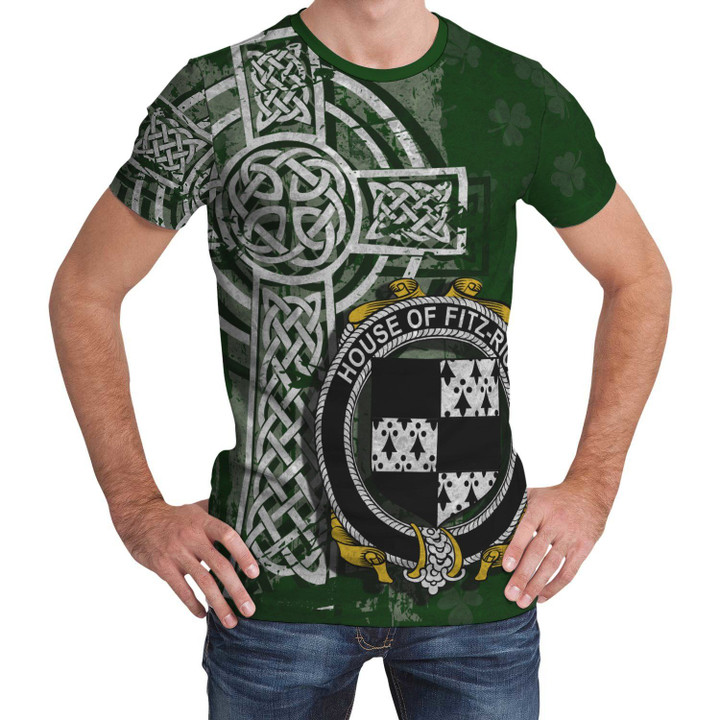 Irish Family, Fitz-Rice Family Crest Unisex T-Shirt Th45