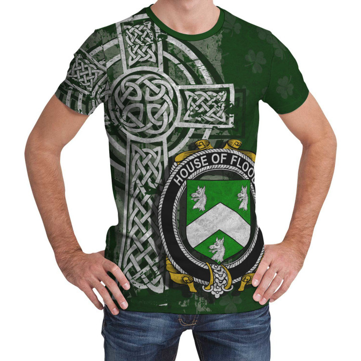 Irish Family, Flood Family Crest Unisex T-Shirt Th45
