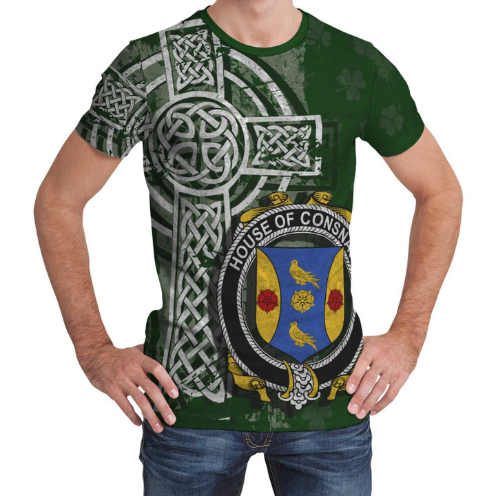 Irish Family, Forde or Consnave Family Crest Unisex T-Shirt Th45